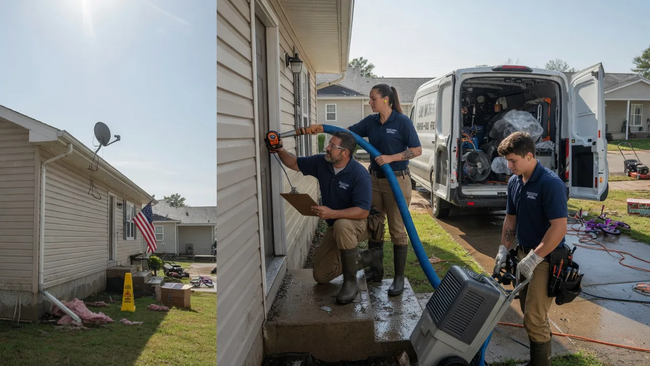 Ceiling Water Damage Restoration in Richmond, ME near me